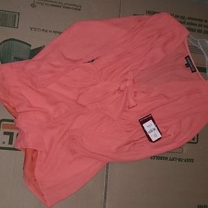 Coral Tone Bow Romper